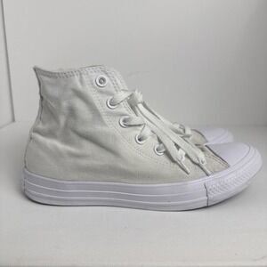 Converse All Star Cream Chuck Taylor High Tops Men's Sz 6 or Women's Sz 8